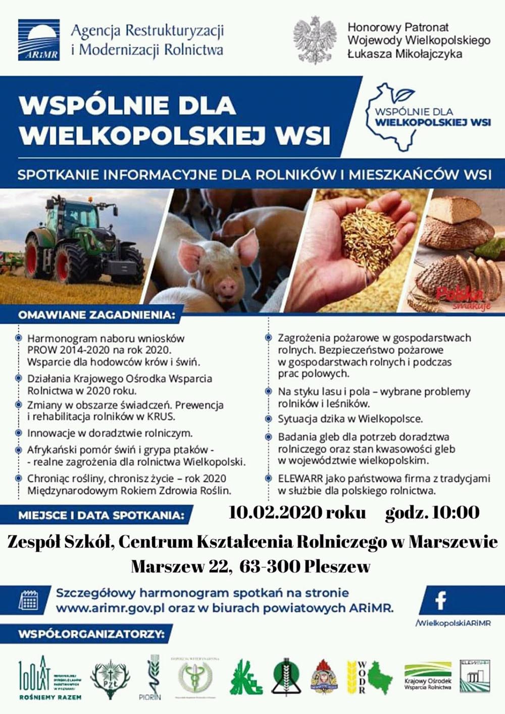 wspolnie dla wielkopolskiej wsi banner informacyjny