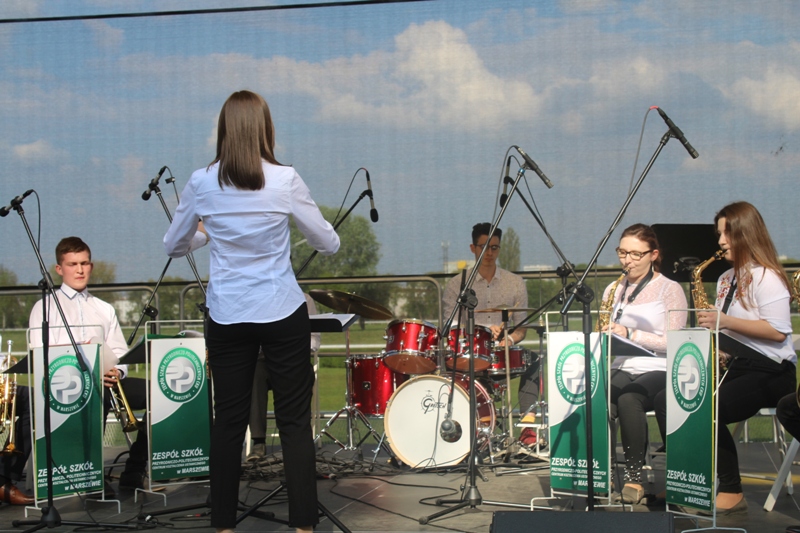 Orkiestra szkolna – Happy Marszew Band – na Służewcu