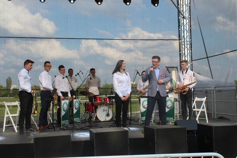 Orkiestra szkolna – Happy Marszew Band – na Służewcu