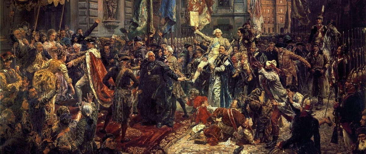 Konstytucja przyjęta przez Sejm Rzeczypospolitej (nazwany później Wielkim) w dniu 3 maja 1791 roku w Warszawie była pierwszą w Europie i drugą w świecie nowoczesną konstytucją.