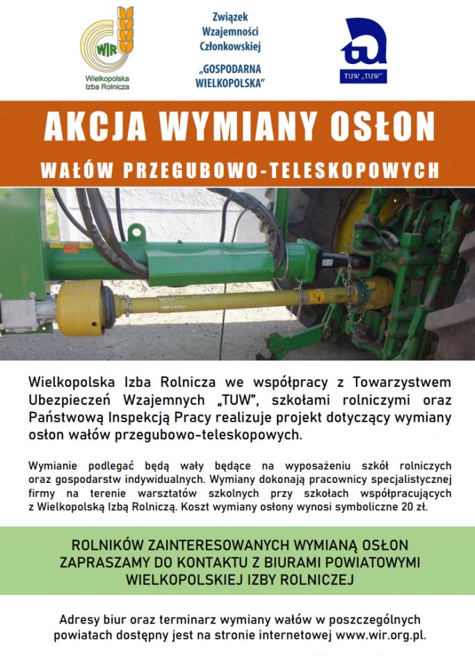 wymiana walow przegubowo teleskopowych