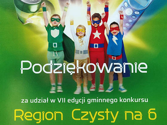 VII edycji gminnego konkursu Region Czysty na 6 