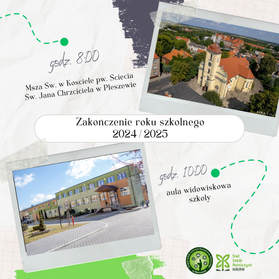 zakonczenie roku szkolnego 20242025